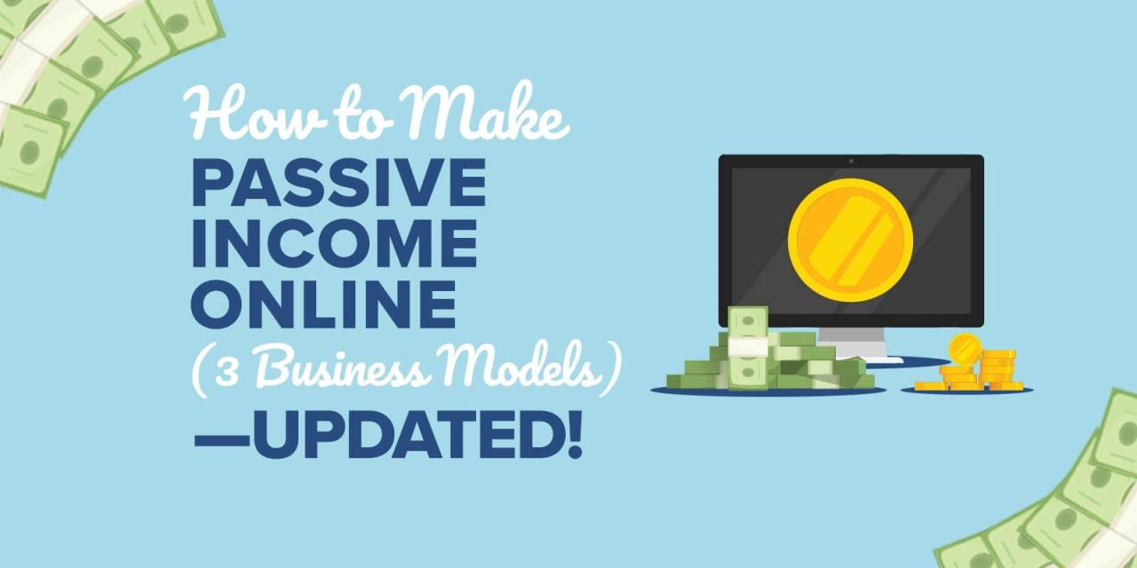Passive income business models that actually work